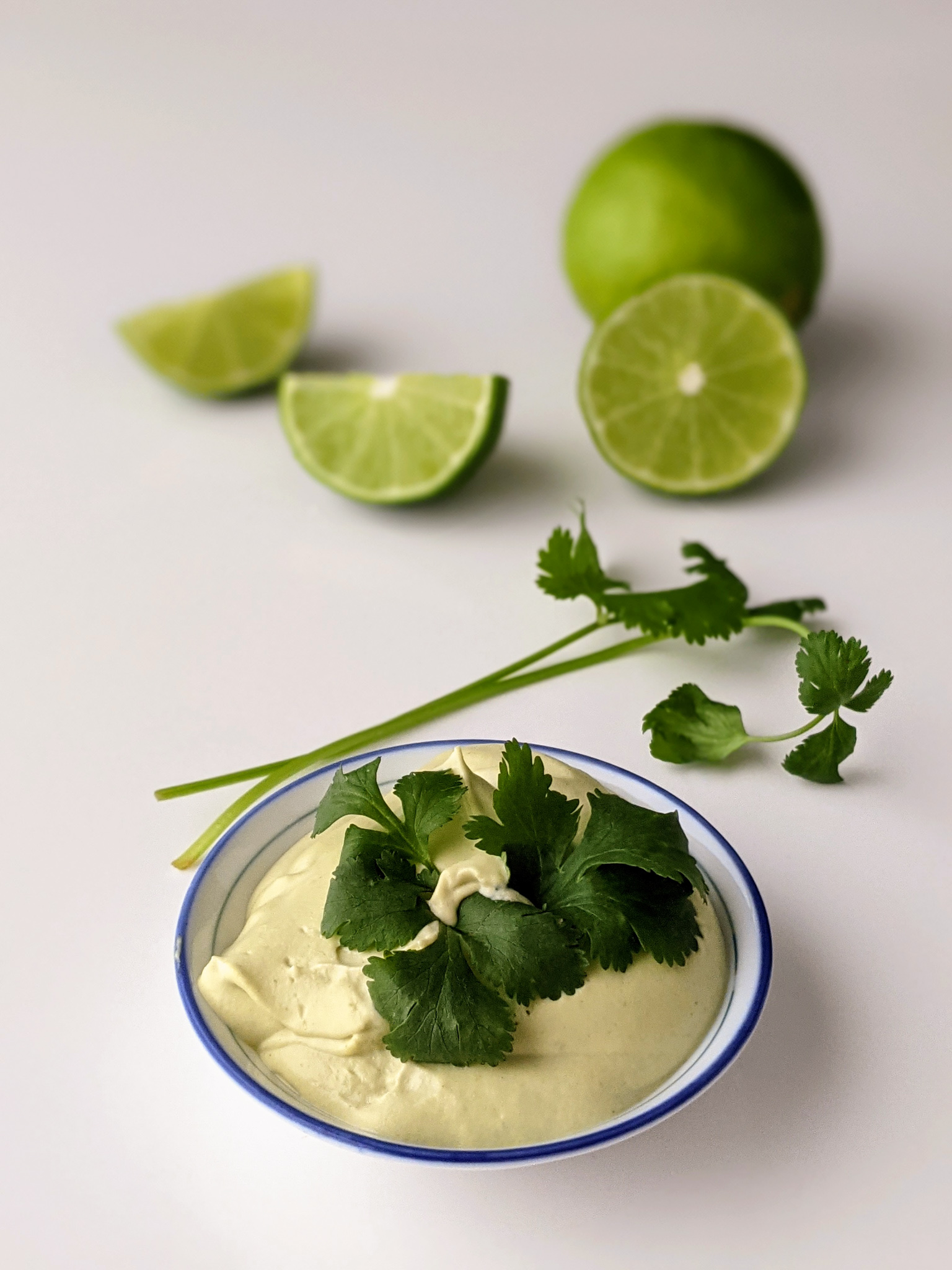 7 Ingredient Vegan Cilantro Lime Sour Cream Recipe 