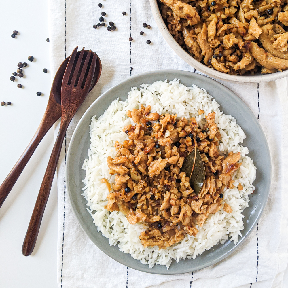 Vegan Filipino Adobo Without Soy Sauce aka Adobong Puti