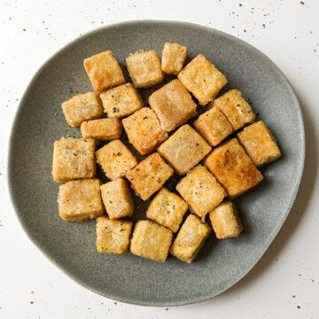 Crispy Fried Tofu Vegan Friendly